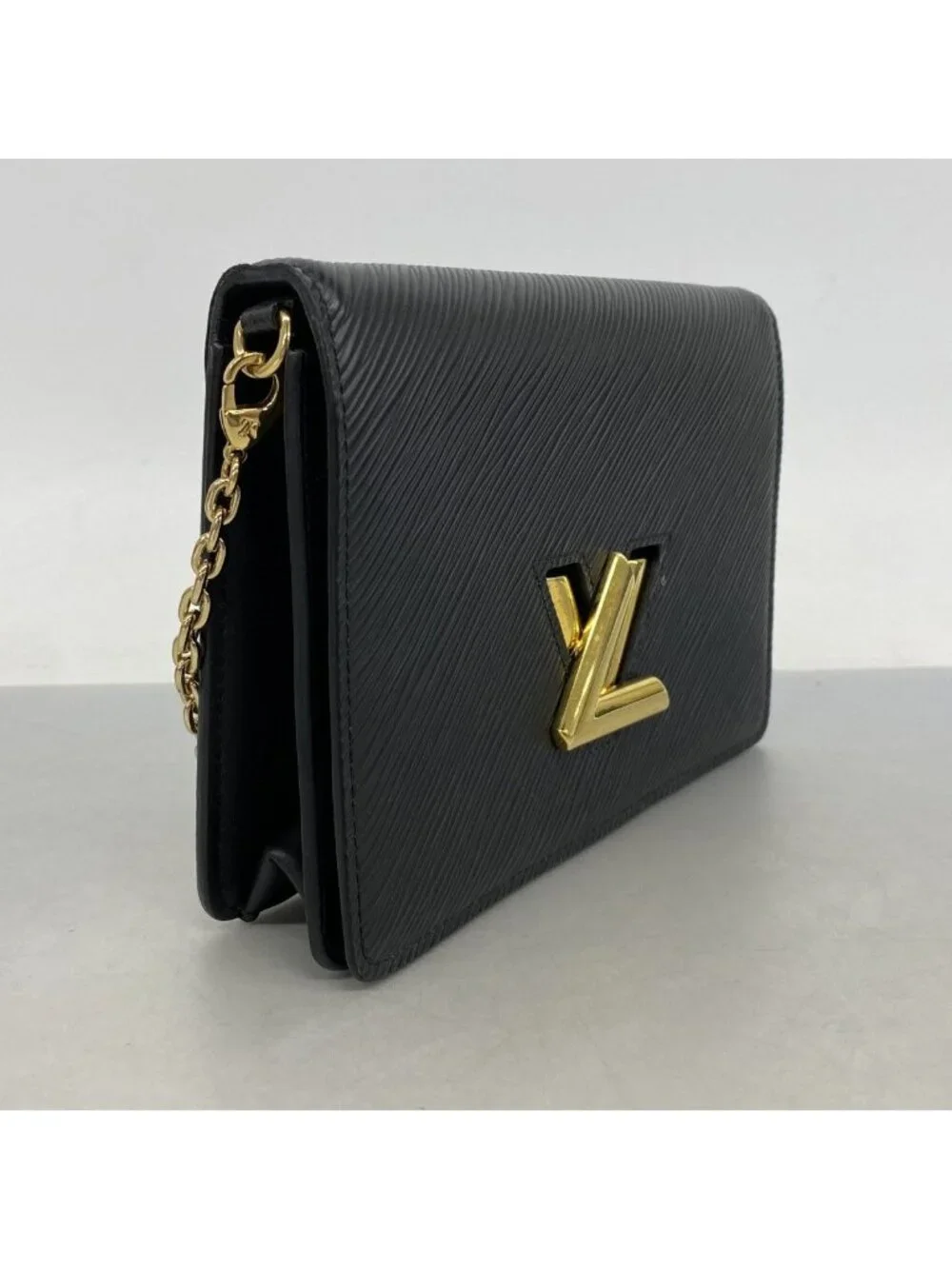 Louis Vuitton Shoulder Wallet Epi Portefeuille Twist Noir